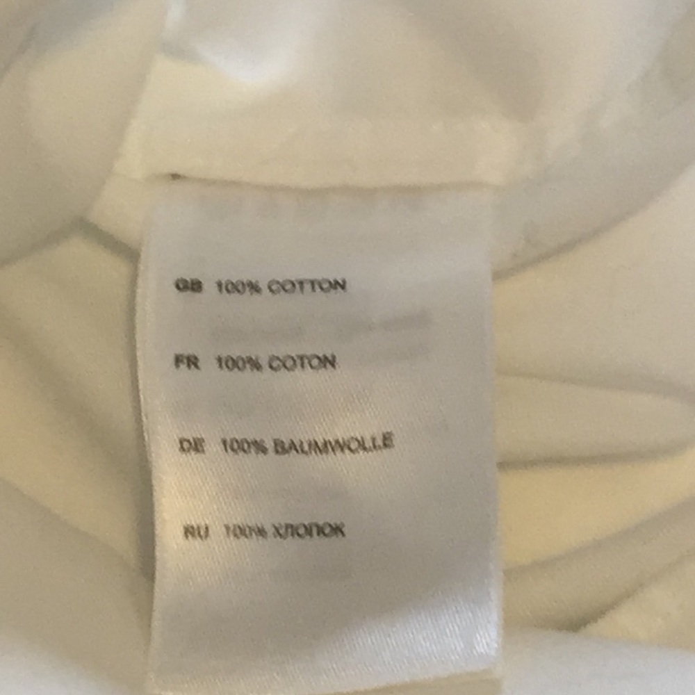CM Gold White Button Down Long Sleeve Shirt - Picture 11 of 12